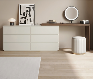 China Best Sell Mirrored <strong>Make</strong> <strong>up</strong> <strong>Vanity</strong> Table Modern Dressing Table Set With Stool for Bedroom <strong>Vanity</strong> Table, Large Capacity - Product Image 2