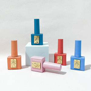 Usine d'art des ongles logo personnalisé vide verre métal couleurs chrome uv gel vernis à ongles bouteille 10ml 12ml 15ml - Product Image 5