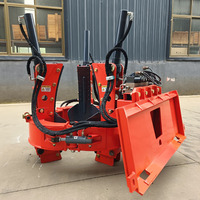 Trapiantatrice Idraulica per Alberi Direttamente dalla Fabbrica, Diametro 40cm, 4/5/6 Lame, Macchinario per Trapianto Alberi per Escavatori e Skid Steer