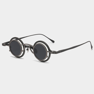 Gafas de Sol de Visión Nocturna con Clip Magnético de Titanio, Estilo Clásico Unisex, Montura de Diamantes a la Moda, Tendencia 2024 - Product Image 5