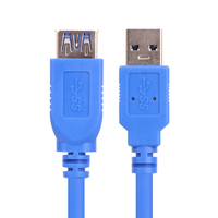 Câble d'extension USB haute vitesse VCOM, gaine en PVC, mâle vers femelle, USB 3.0 Type A