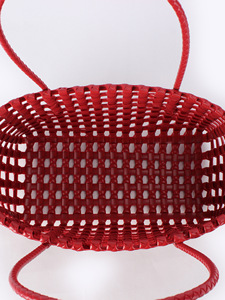 Nuevo Bolso Cesta de PVC Tejido con Diseño Hueco Mediano para Mujer, Ideal para Viajes de Ocio, Vacaciones en la Playa y Uso Diario Informal - Tanjing - Product Image 3