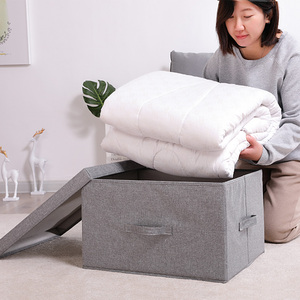 Non Woven Fabric Toys Clothes Wardrobe Organizer Foldable Home Collating Storage Boxes Bins