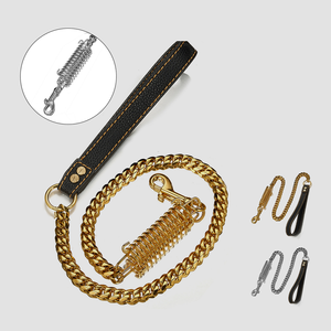 थोक अनुकूलन स्टेनलेस स्टील सामग्री सोने की चेन कुत्ते कॉलर चेन कुत्तों के लिए - Product Image 6