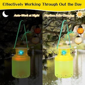 Piège à mouches solide réutilisable pour l'intérieur et l'extérieur avec appât anti-mouches, non toxique, respectueux de l'environnement, tueur d'insectes volants - Product Image 4