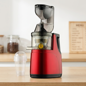 Extracteur de jus à froid à faible vitesse avec goulotte large de 80 mm, moteur en cuivre pur 150W, <span class=keywords><strong>PLUS</strong></span> 220V, corps peint, pour usage domestique - Product Image 2