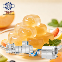 Ligne de production de machines à bonbons gélifiés vitaminés fourrés, machines à fudge