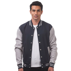 Nouvelles Vestes Universitaires Grande Taille 2025 – Blanks Personnalisables avec Logo, Vestes Letterman Homme en Gros - Product Image 1