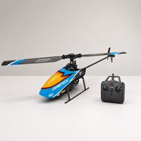 C129 Micro-hélicoptère RC 4 canaux RTF sans flybar, monopropulseur, sans aileron, avec fonction de retournement 3D à une touche, stabilisation automatique, modèle de simulation, jouet de loisir