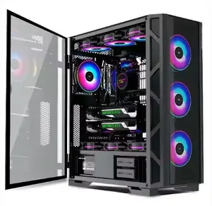 하이 엔드 사용자 정의 I9 13900K Rtx 4090 24Gb 그래픽 카드 2TB SSD 게임 PC 데스크탑 컴퓨터