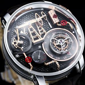 <span class=keywords><strong>Montre</strong></span> à quartz pour homme de luxe, dernier modèle innovant, cadran en acier inoxydable, mouvement Haiou, cadran à aiguilles - Product Image 6