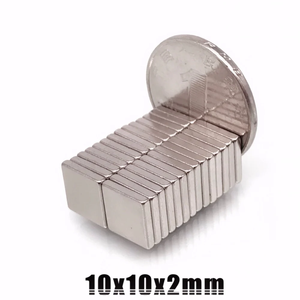 Magneti N52 Ndfeb 10x10x2mm 12x12x3mm, a blocco, permanenti, ad alta potenza, disponibili per taglio, per uso industriale, StrongGauss Epoxy - Product Image 1