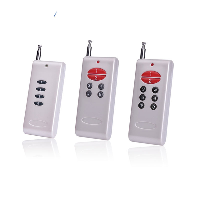 Custom 6-Button Remote Control with Learning Code 433.92mhz Custom 433mhz