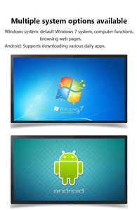 Biểu tượng tùy chỉnh kỹ thuật số Bảng menu cho các nhà hàng và cửa hàng bán lẻ Màn hình hiển thị LCD với đa phương tiện truyền thông máy nghe nhạc cho thang máy - Product Image 2