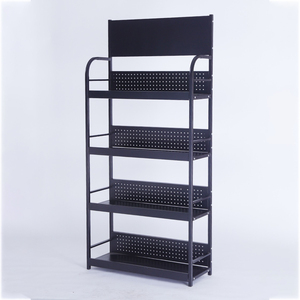 ארון תצוגה עומד לרצפה לחנות מוצרי רכב, לאחסון שמן מנוע, שמן גוף, פחיות שמן, מתלה מתכת, מדפי חלקי חילוף - Product Image 5