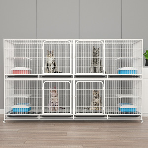 <span class=keywords><strong>Cage</strong></span> pour chat, blanche, 1, <span class=keywords><strong>2</strong></span> ou <span class=keywords><strong>3</strong></span> couches, <span class=keywords><strong>Cage</strong></span> pour animaux domestiques, galvanisée, bon marché - Product Image 4