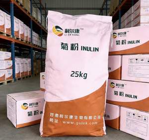 Inulina en Polvo de Extracto de Raíz de Alcachofa de Jerusalén Orgánica de Grado Alimenticio, 99% <span class=keywords><strong>Soluble</strong></span> en Agua, Fibra Dietética, Prebióticos Herbales, Gran Venta - Product Image 1