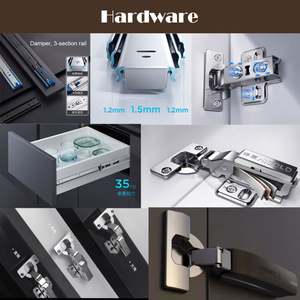Armoires de cuisine et accessoires de haute qualité, îlot de cuisine, plan de travail modulaire, plan de travail fait main avec table d'îlot - Product Image 6