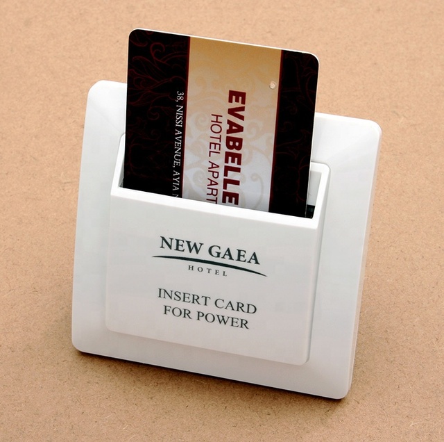 White Smart Hotel Room Use Product Wall Switch RFID Card Switch