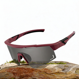 Gafas de Ciclismo Fotocromáticas, Semi-Rimless, TR90, Deportivas, Doradas, <span class=keywords><strong>Lentes</strong></span> <span class=keywords><strong>para</strong></span> Ciclismo de Carretera, Cambio de Color, Antivaho, Protección UV - Product Image 2