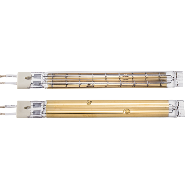 230V 1200W THG101216 Short Wave Twin Tube Infrared Halogen Lamp for Socket Machines