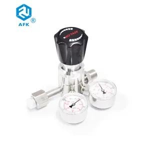 Co2 Regulator With Two Gauges/Co2 Gas Pressure Regulator Valve With Flowmeters