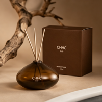 Nouvel Arrivage : Ensemble Diffuseur à Bâtonnets en Verre avec Huile Parfumée et Bâtonnets – Cadeau Parfum d'Ambiance pour la Maison