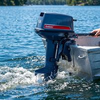 Moteur hors-bord 2 temps 9,8 ch pour pêcheur Compatible avec le moteur de bateau d'origine T0HATSU et pièces détachées