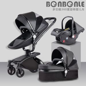 Sistema de viaje económico al por mayor, cochecito de bebé de lujo 3 en 1 con capazo y silla de auto - Product Image 2