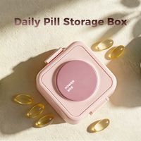 Boîte à pilules pour emballage de vitamines / capsules / compléments alimentaires, boîtes d'emballage personnalisées pour produits de santé, Pillulier Discret