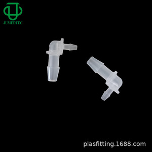 ข้อต่อพลาสติก PP คุณภาพสูง รูปตัว L 90 องศา แบบลดขนาด สินค้าใหม่ในคลัง สำหรับงานพลาสติกทางการแพทย์ รูปทรงโค้งแบบ Pagoda - Product Image 3