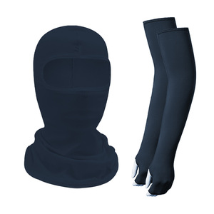 Masque de cyclisme unisexe en soie glacée pour les doigts, respirant, à séchage rapide, anti-UV, haute élasticité, pour activités de plein air - Product Image 2