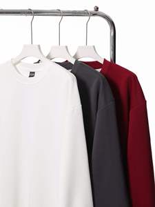 H5495 Fabricant Vente en gros Personnalisé 400 Gsm 100% Polyester Silver Fox Fleece Lined Sweatshirts pour hommes pour femmes - Product Image 5