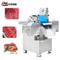 Coupe-viande commercial pour viande fraîche, pour poitrine de poulet et filet de porc, épaisseur réglable, pour usine alimentaire.