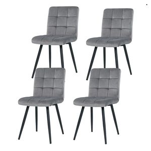 Custom Home Kitchen Furniture Dinning Comfortable Upholstered PU <b>Leather</b>/Velvet <b>Dining</b> <b>Chairs</b> - Product Image 5