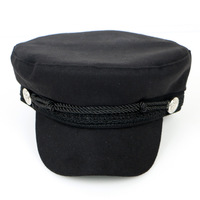 Gorra de pintor ajustable de algodón 100% para invierno, estilo japonés/coreano, boina octogonal, sombrero de ala ancha estilo marinero de copa plana