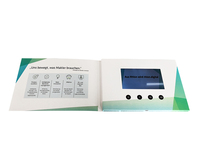 Écran LCD personnalisé de haute qualité imprimé par transfert thermique de 4,3, 4,5 et 5 pouces, mémoire 128 Mo-16 Go, papier vidéo personnalisé
