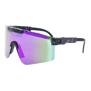 Moda Riding Eyewear Mens Óculos de Sol UV400 Proteção Outdoor Shades Caminhadas Esportes Bicicletas Windproof Viper Sunglasses 2024