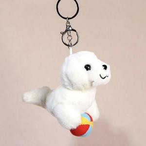 Porte-clés ours polaire simulé peluche super douce 10cm ODM sac d'étudiant décoration unisexe - Product Image 6