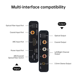 <span class=keywords><strong>Extractor</strong></span> de <span class=keywords><strong>audio</strong></span> HDTV ARC y convertidor de <span class=keywords><strong>audio</strong></span> DAC óptico SPDIF Coaxial 3,5mm AUX canal de retorno de <span class=keywords><strong>audio</strong></span> analógico - Product Image 3