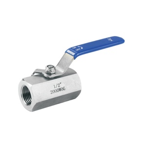 Conector de Bola de Acero Inoxidable SS 304 NPT de 1/8" - 4" Cf8m 1000 WOG, Roscado Hembra, de Una Pieza - Product Image 1