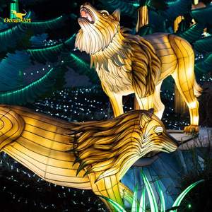 Custom <b>Lanterns</b> Outdoor Light Festival Mid-Autumn <b>Lantern</b> Festival <b>Large</b> <b>Lantern</b> Sculpture - Product Image 1