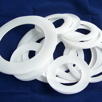 Uxcell Rondelles plates en PTFE Joint/Rondelle ID en PTFE 3mm OD6mm d'épaisseur 0.5mm Joint d'étanchéité de couleur blanche