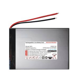 3290130 3.7V 3750mAh 2 Telli Polimer Li-Ion Pil Tablet PC Hoparlör için L599 - Product Image 3