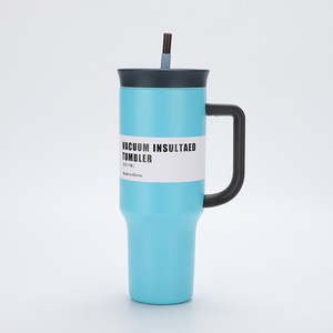 OEM Custom Stainless Steel Thermal Water Cup with Handle, <b>Large</b> Capacity Tumbler for Sports and Travel - Product Image 1