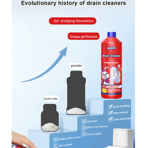 Venta directa de fábrica, 500g, agente de desbloqueo de tuberías, urinario líquido ácido, potente limpiador de drenaje de fregadero - Product Image 6