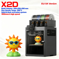 Sistem Produksi Cepat Printer 3D Multi Material Global Version X2D Combo untuk Pencetakan Komersial