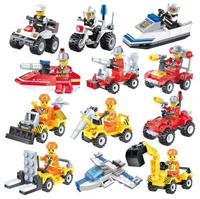 Kit de briques de construction emboîtables en plastique ABS, jouet de puzzle à assembler soi-même, mini boîte de vente au détail, blocs de construction pour les enfants de 5 à 7 ans, unisexe