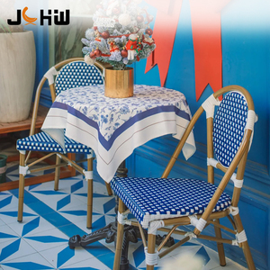 Nueva silla portátil francesa de París Bistro para patio al aire libre, jardín, cafetería, restaurante, <span class=keywords><strong>parque</strong></span>, cocina, muebles de Villa - Product Image 4