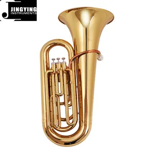 2023 Jingying Instruments à vent en laiton de musique, corps en laiton Nickel blanc cuivre vannes <span class=keywords><strong>Piston</strong></span> Valve <span class=keywords><strong>Tuba</strong></span> - Product Image 1